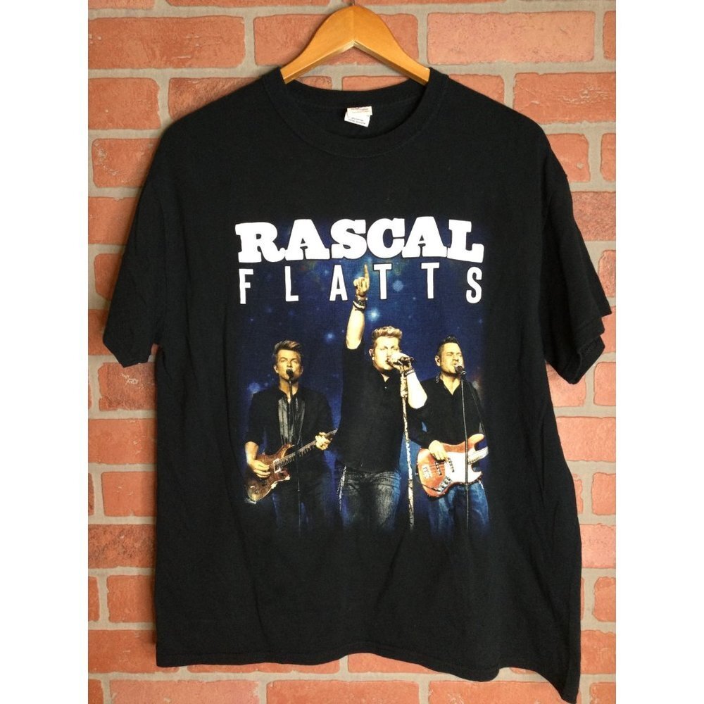 Rascal Flats Rhythm & Roots Tour T Shirt Size L Band Tee 2016 Country Western